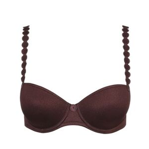 MARIE JO L'Aventure "Tom" Convertible Balconette Padded Bra In Aubergine 36F